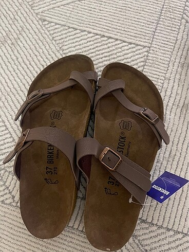 Kadın parmak arası birkenstock terlik