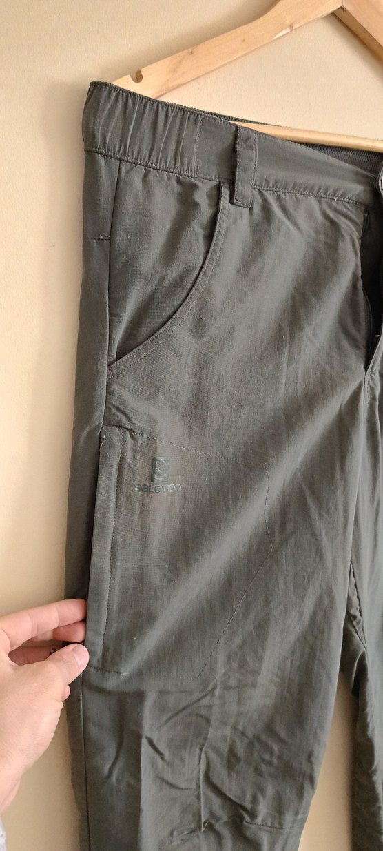 Salomon Yeşil Outdoor Pantolon - Görsel 4