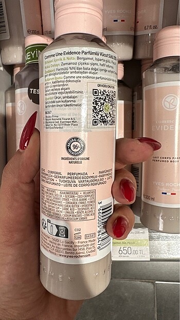 Yves Rocher Evıdence vücut losyonu