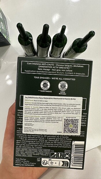 Saç dökülmesine karşı güçlendirici kür ( niasinamid-B6 kür) - Görsel 3