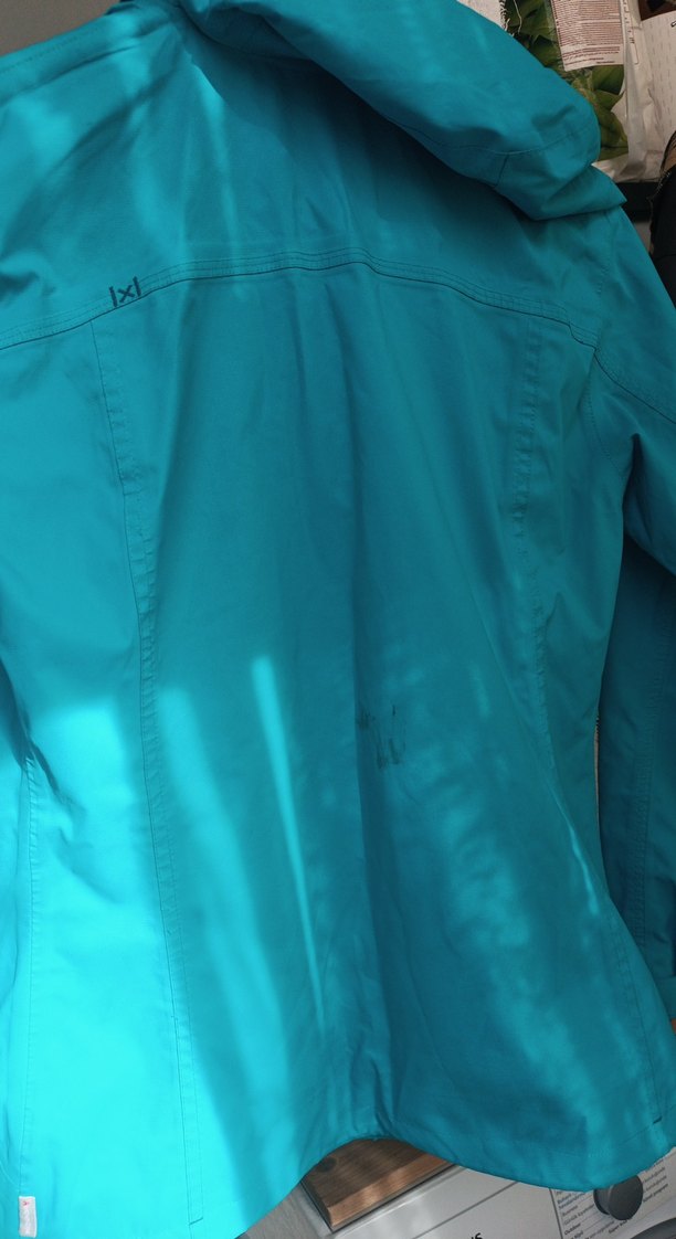 Decathlon Turkuaz Fermuarlı Midi Yağmurluk - Görsel 3