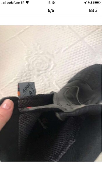42 Beden siyah Renk Motorsiklet botu