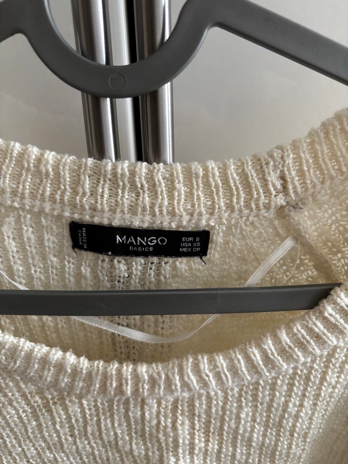 Mango Çizgili Kadın Triko Kazak - Görsel 2