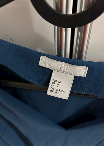 Kuşaklı V Yakalı Elbise - Görsel 2