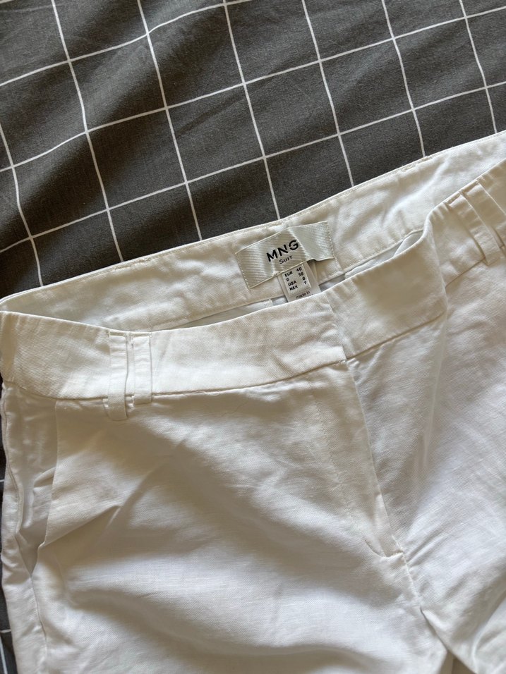 Beyaz Kadın Pantolon - Görsel 2