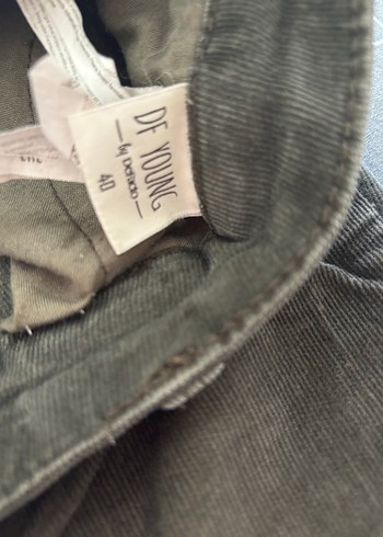 Haki Kadın Pantolon - Görsel 3