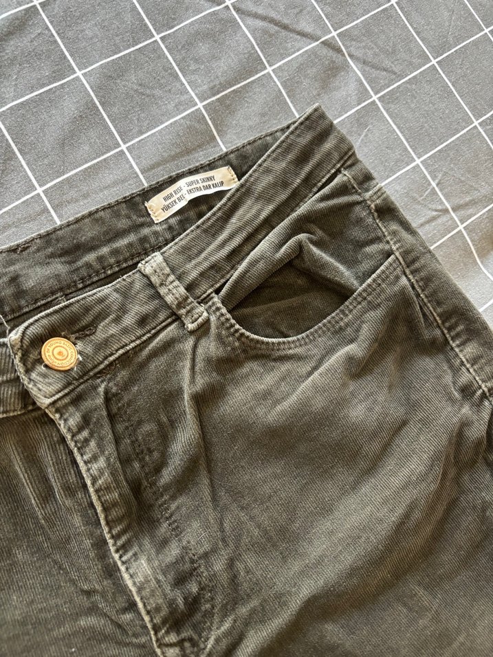 Haki Kadın Pantolon - Görsel 2