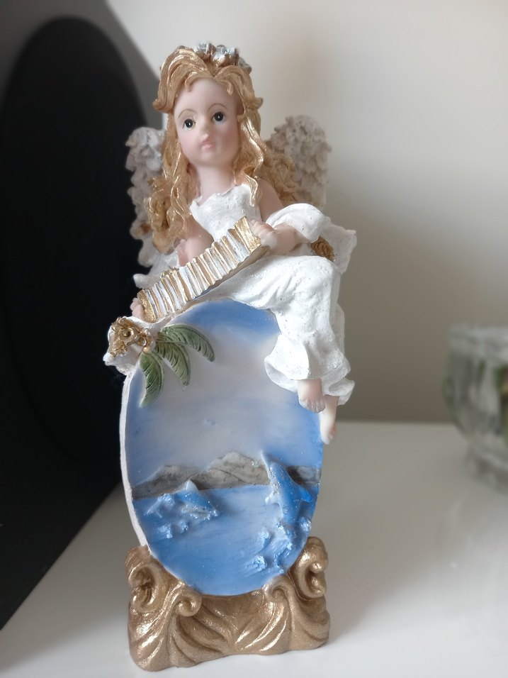 Beyaz Kanatlı Melek Biblo - Görsel 3