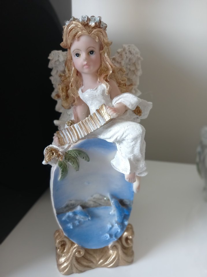 Beyaz Kanatlı Melek Biblo - Görsel 2