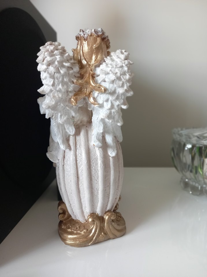 Beyaz Kanatlı Melek Biblo - Görsel 5