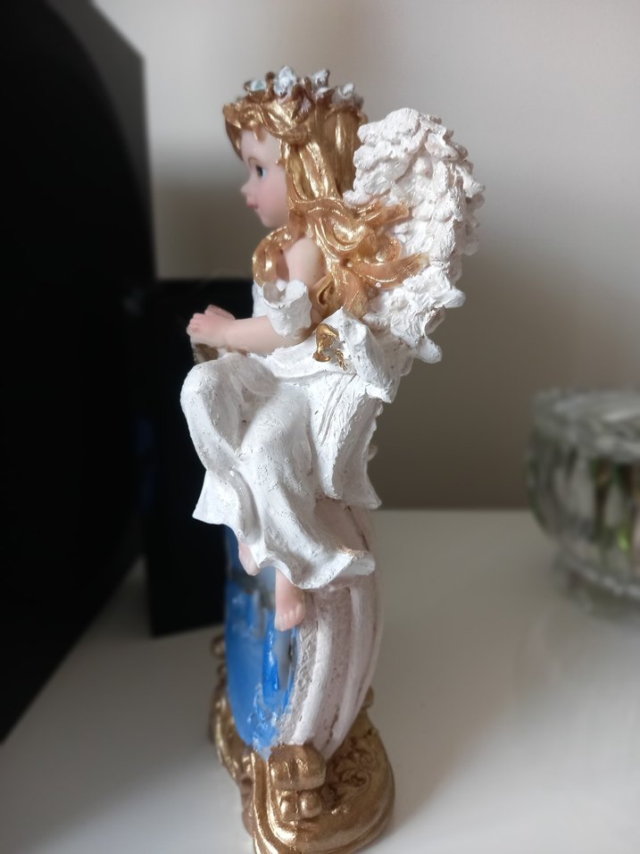 Beyaz Kanatlı Melek Biblo - Görsel 4