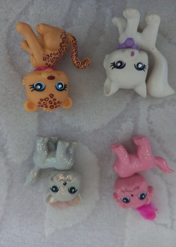 Pastel Renkli 4'lü Sevimli Aksiyon Figürleri - Görsel 2