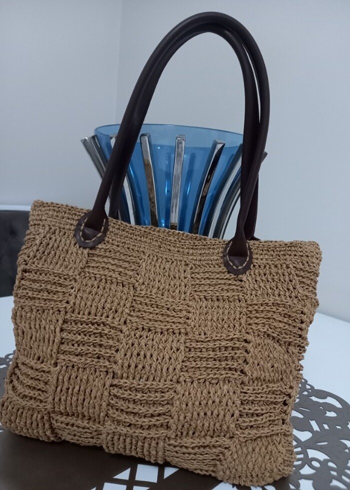 Kağıt ip kol çantasi - Görsel 2