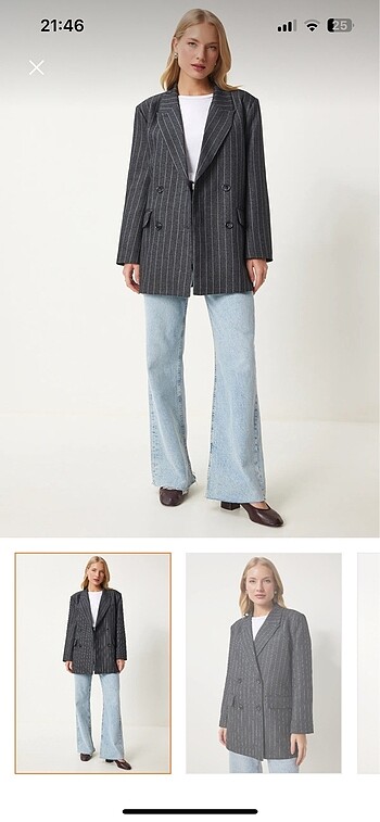 Oversize Blazer Ceket
