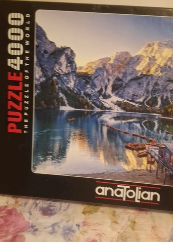 Beden Anatolian Dağ ve Göl Manzarası Puzzle 4000 parça