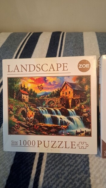 Beden 2 adet 1000 parça puzzle