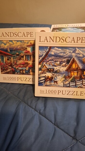 2 adet 1000 parça puzzle 