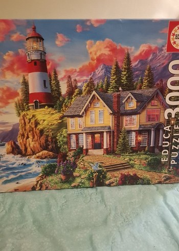 Beden Educa 3000 Parça Renkli Deniz Feneri Puzzle