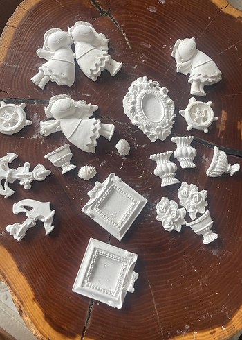 Beyaz Dekoratif Minyatür Figürler - Görsel 3