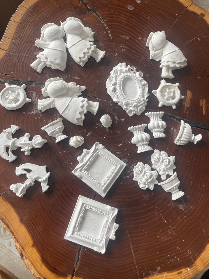 Beyaz Dekoratif Minyatür Figürler - Görsel 3