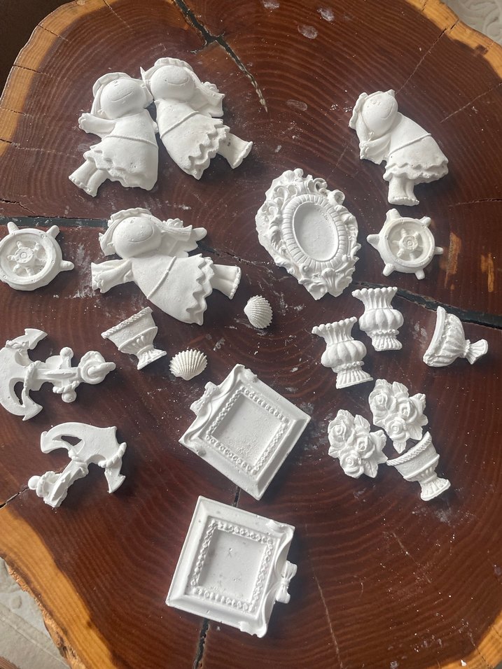 Beyaz Dekoratif Minyatür Figürler - Görsel 2