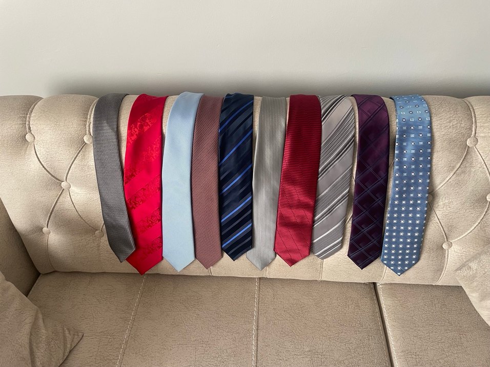 Çok Renkli Klasik Erkek Kravatları - Görsel 3