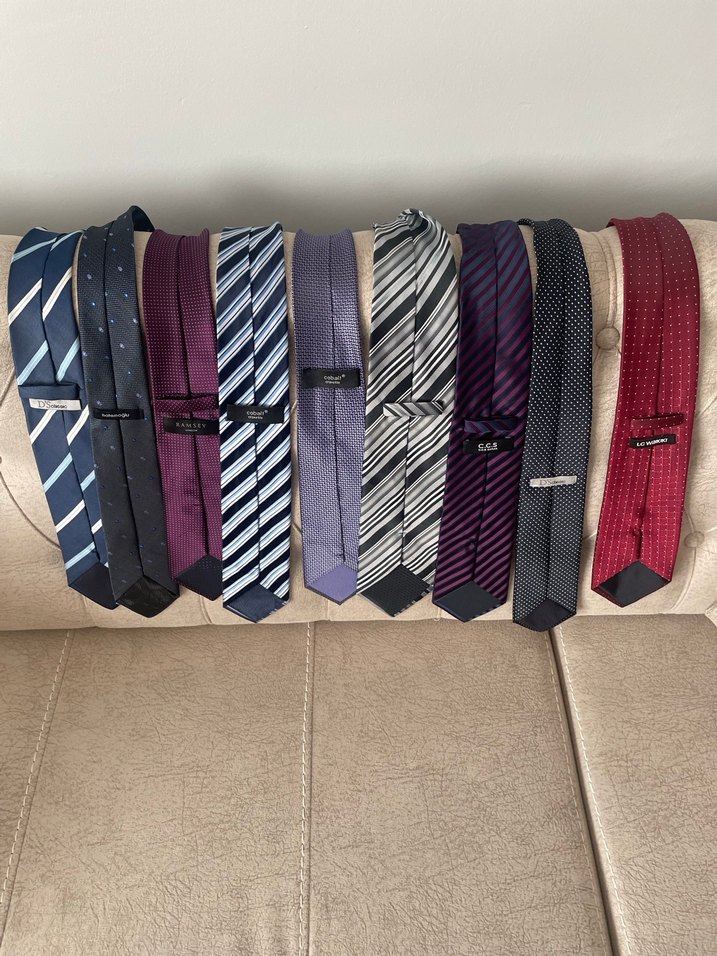 Çok Renkli Klasik Erkek Kravatları - Görsel 2