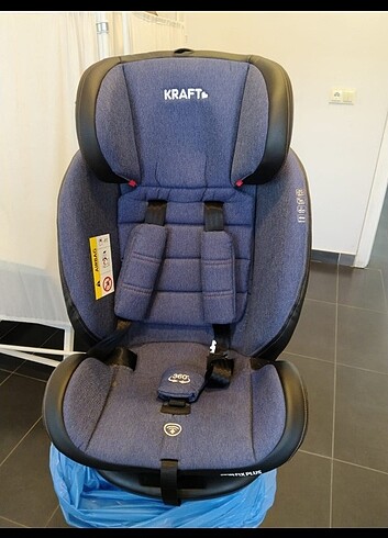 9- 36 kg Beden mavi Renk Kraft Spin Fix Plus oto koltuğu 