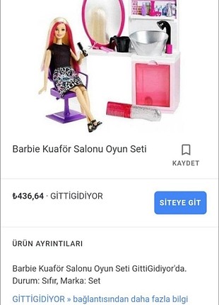  Beden Barbie kuaför salonu