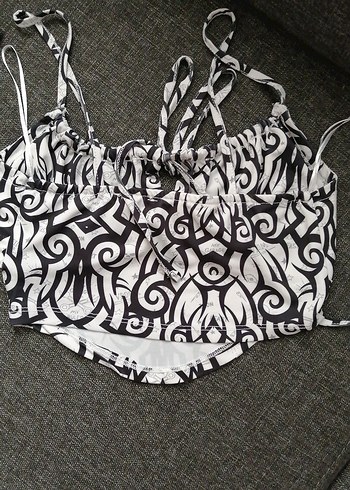 Baskılı Bohem Mini Büstiyer - Görsel 3