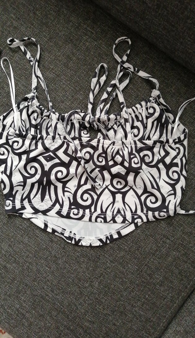 Baskılı Bohem Mini Büstiyer - Görsel 3