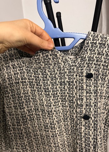 Düğmeli Gri Uzun Kadın kusa tulum - Görsel 3