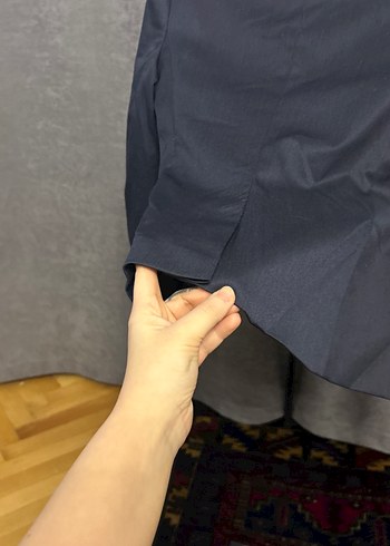 Siyah Düğmeli Kadın Blazer Ceket - Görsel 7