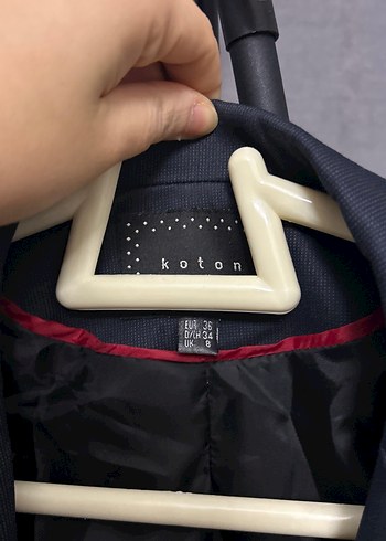 Siyah Düğmeli Kadın Blazer Ceket - Görsel 2