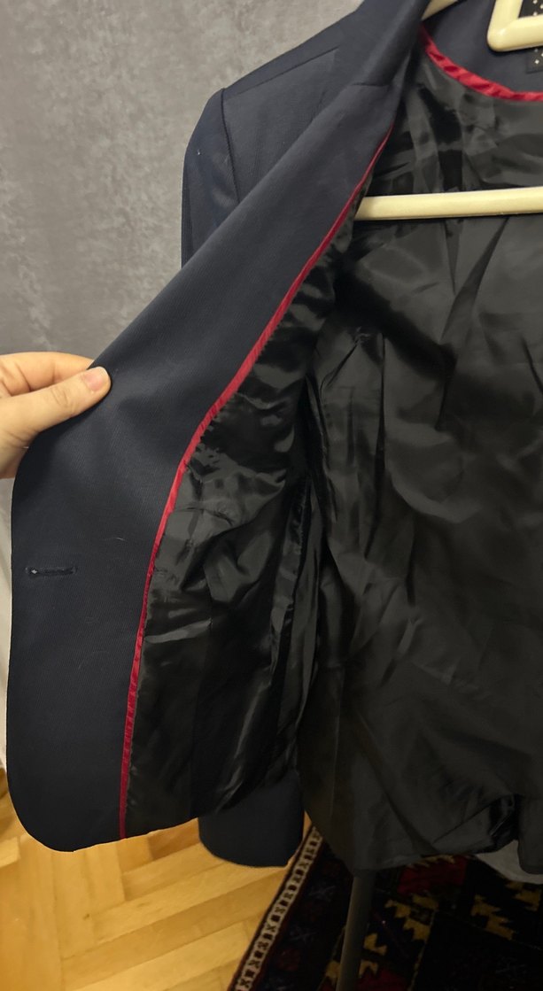 Siyah Düğmeli Kadın Blazer Ceket - Görsel 3