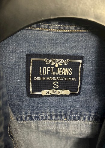 Düğmeli Mavi Denim Gömlek - Görsel 2