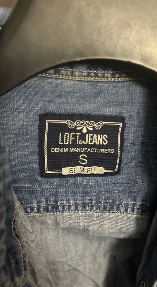 Düğmeli Mavi Denim Gömlek - Görsel 2