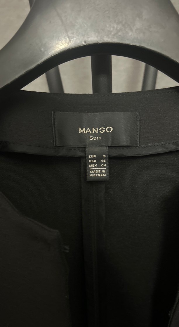 Siyah Kemerli Midi Kadın Blazer Ceket - Görsel 2