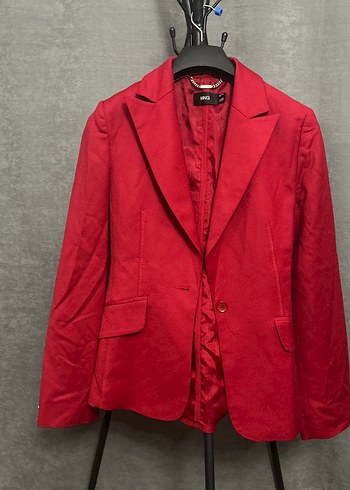 Kırmızı Kadın Blazer Ceket - Görsel 2