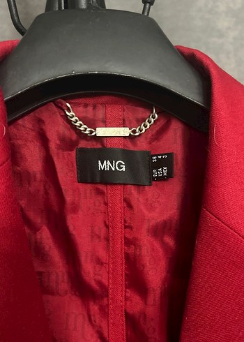 Kırmızı Kadın Blazer Ceket - Görsel 3