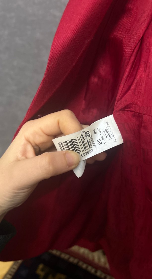 Kırmızı Kadın Blazer Ceket - Görsel 5