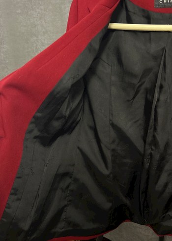 Kırmızı Düğmeli Kadın Blazer Ceket - Görsel 3