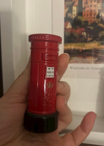 Londra telefon kulübesi kalemtraş küçük süs - Görsel 4