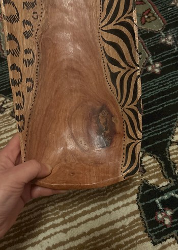 Ahşap dekoratif tabak - Görsel 5