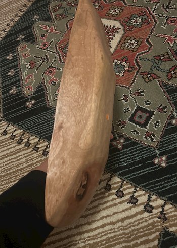 Ahşap dekoratif tabak - Görsel 2