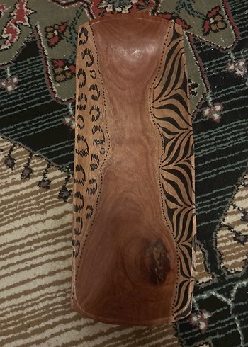 Ahşap dekoratif tabak - Görsel 8