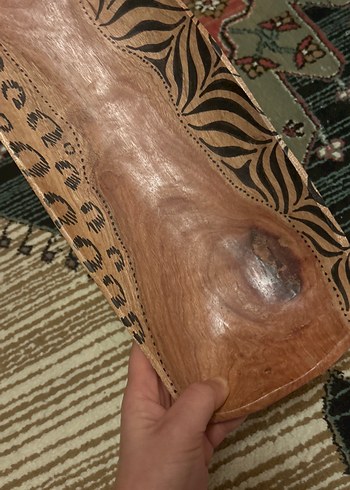 Ahşap dekoratif tabak - Görsel 7