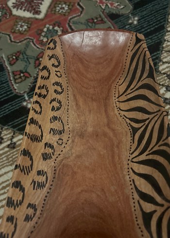 Ahşap dekoratif tabak - Görsel 6