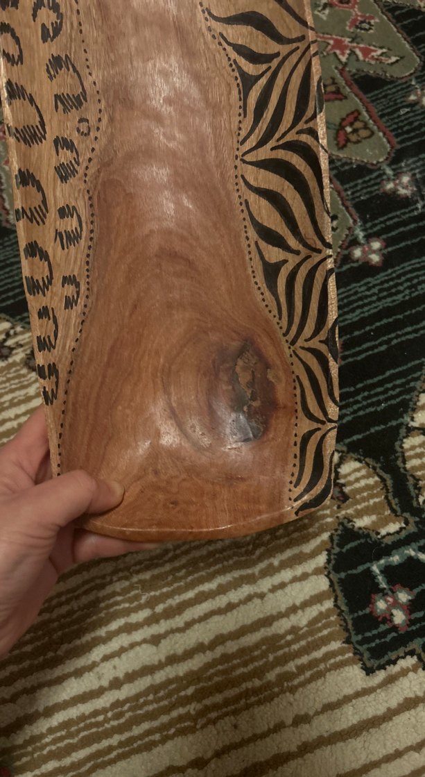 Ahşap dekoratif tabak - Görsel 5