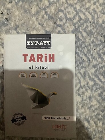 Limit yayınları tyt ayt tarih el kitabı